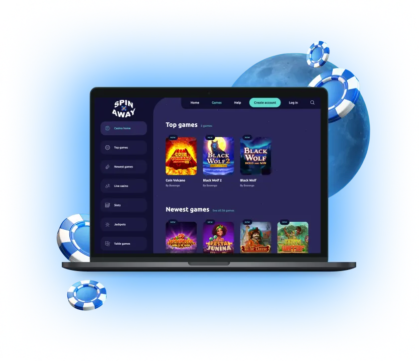 Spinaway Casino Desktop